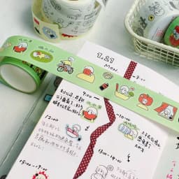 WAKAWAKA Mood Die Cut Sticker Roll Scrapbooking Sticker Cute Emotion Tracker Washi Sticker for Journal Planner 2.5cm