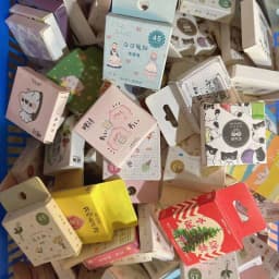 5 boxes Randomly Send Mini-boxes of Decorative Stickers Scrapbooking Label Diary Album Journal Planner