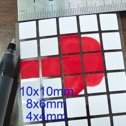 Water Sensitive Security Label Sticker Turn Red Once Got Wet and Never Fade for Device Damage Evidence Repair Warranty Void
