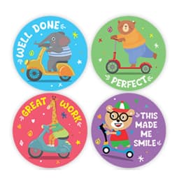 100-500pcs Cute Cartoon Sticker for Reward Children Classroom Teacher Home Prize Motivational Kids Stationery Stickers