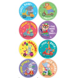 100-500pcs Cute Cartoon Sticker for Reward Children Classroom Teacher Home Prize Motivational Kids Stationery Stickers