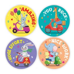 100-500pcs Cute Cartoon Sticker for Reward Children Classroom Teacher Home Prize Motivational Kids Stationery Stickers