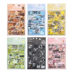 4pcs/1lot Kawaii Stationery Stickers postal letter sent by post in autumn Diary Decorative Stickers Scrapbooking Craft Stickers