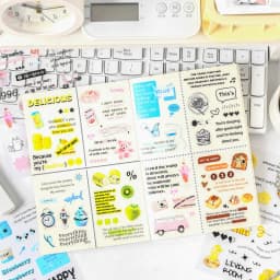 4pcs/1lot Kawaii Stationery Stickers postal letter sent by post in autumn Diary Decorative Stickers Scrapbooking Craft Stickers