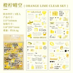 4pcs/1lot Kawaii Stationery Stickers postal letter sent by post in autumn Diary Decorative Stickers Scrapbooking Craft Stickers