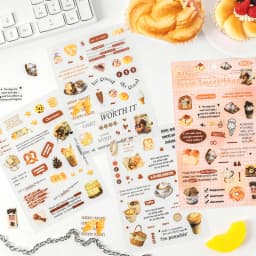 4pcs/1lot Kawaii Stationery Stickers postal letter sent by post in autumn Diary Decorative Stickers Scrapbooking Craft Stickers