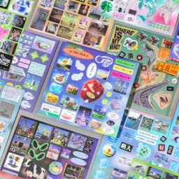 TIANZI Cyberpunk Theme Die-Cut Stickers Book 20/40 Sheets for DIY Decorative Scrapbook Collage Aesthetic Stationery Stickers