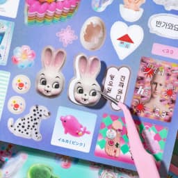 TIANZI Cyberpunk Theme Die-Cut Stickers Book 20/40 Sheets for DIY Decorative Scrapbook Collage Aesthetic Stationery Stickers