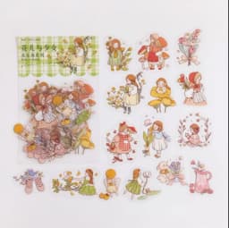 45pcs/lot Kawaii Stationery Stickers Ode to Joy Showa Diary Planner Decorative Mobile Stickers Scrapbooking DIY Craft Sticker