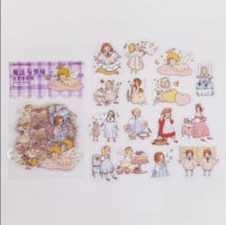 45pcs/lot Kawaii Stationery Stickers Ode to Joy Showa Diary Planner Decorative Mobile Stickers Scrapbooking DIY Craft Sticker