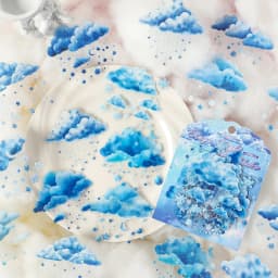 20pcs Dreamy Cloud Series Kawaii Color Cloud PET Stickers Creative Handbook DIY Scrapbooking Material Stationery Stickers