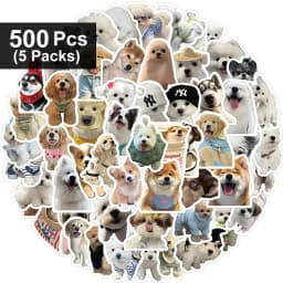 10/100 Funny Fashion Dog Stickers Cartoon Cute Decals Toy Guitar Phone Bicycle Laptop Notebook Luggage Car Graffiti Kids Sticker