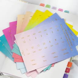 Fromthenon Vintage Journal Stickers Leather Index Tags Korean Bookmark Planner Diary Book Label Sticker School Stationery