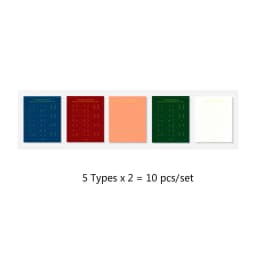 Fromthenon Vintage Journal Stickers Leather Index Tags Korean Bookmark Planner Diary Book Label Sticker School Stationery