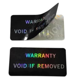 100Pcs Warranty Protection Sticker Security Seal Brittle Paper Tamper Proof Warranty Void Label Stickers Adhesive Label Guanante