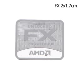 AMD Ruilong Ryzen R9 R7 R5 R3 Vega Metal Sticker Notebook Desktop Logo Sticker 1PC