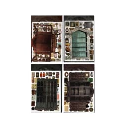 JIANWU Retro Treasure Series Vintage Life Landscape Material Collage Scrapbooking Sticker Creative DIY Journal Stationery