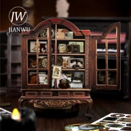 JIANWU Retro Treasure Series Vintage Life Landscape Material Collage Scrapbooking Sticker Creative DIY Journal Stationery