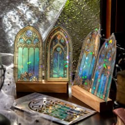 JIAMEI 10pcs/pack Flowers Window Stickers Gold Foil Decor Junk Journal DIY Srapbooking Collage Stationery PET Twinkle Stickers