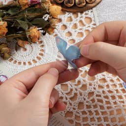 40pcs Variety Butterfly Decorative Waterproof Stickers Cute Aesthetics Sticker DIY Scrapbooking Aesth Decor Sticker Stationery