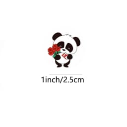 100-500pcs Panda Cute Cartoon Stickers 1inch Reward Sticker Gift Decoration Stationery Stickers