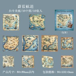 10pcs/lot Kawaii Stationery Stickers Preface to the Wing Chapter Diary Planner Decorative Sticker Scrapbooking Craft Sticker