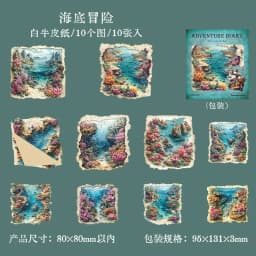 10pcs/lot Kawaii Stationery Stickers Preface to the Wing Chapter Diary Planner Decorative Sticker Scrapbooking Craft Sticker