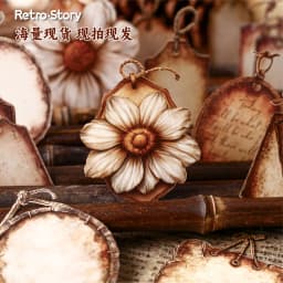 16pcs/lot Kawaii Scrapbook Stickers Old signature Scrapbooking Supplies diary Planner Decorative Craft Stationery Sticker