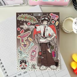Korean Anime Character Stickers Cartoon Demon Boy Angel Girl Sticker Cute Journal Diary Scrapbook Diy Decorative Stickers