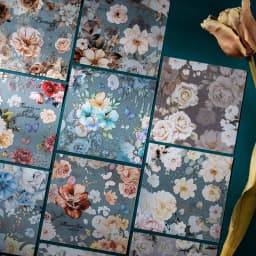 Journal GO 10pcs Large Size Flower Blooms Stickers for Scrapbooking Background Decoration Journal Card Album diy Materials