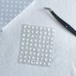 1pcs 5D Kawaii Colorful Star Nail Art Stickers, Self Adhesive Star Nail Decals, DIY Manicure Decoration Accessories