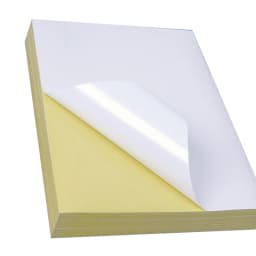 A4 Blank White Glossy Self-adhesive Label A4 Sticker Paper For Laser Printer