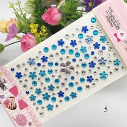 Face Rhinestone Sticker Craft Gems Decoration Eyebrow Jewels Scrapbooking Sticker 3D Diamond Self Adhesive Party Body Makeup