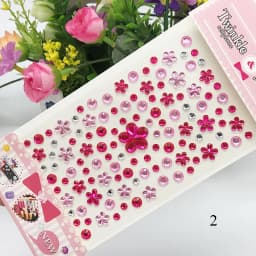 Face Rhinestone Sticker Craft Gems Decoration Eyebrow Jewels Scrapbooking Sticker 3D Diamond Self Adhesive Party Body Makeup