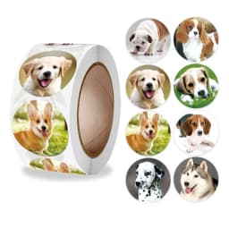 Stickers 500 Pcs/roll Teacher Rewards And Encourages Children Toys Cute Animal Stickers Sealing Stickers