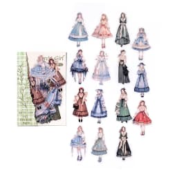 30pcs/1lot Kawaii Scrapbook Stickers bits of news from life Junk Journal Gold Planner Stationery Sticker Planner Decorative