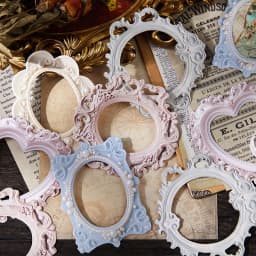 10/60 Pcs Retro Picture Frame Stickers Pack Relief Hand Tent DIY Scrapbook Diary Aesthetic Stationery Supplies Hollow-Out Design