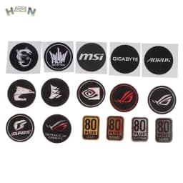 Power Supply 80plus Certification Computer Host Fan Sticker Exhaust Fans Label Chassis Fan Stickers Graphics Card Fans Sticker