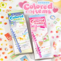 TIANZI 24-Sheet Kawaii Creative Fruit Theme Die Cut Stickers Book for DIY Scrapbooking Handmade Aesthetic Diary Stickers