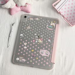 WAKAWAKA Polka Dot Transfer Sticker 4 Colors 5 Sheets Different Sizes for Scrapbook Journal Phone Laptop Decoration Aesthetic Cu