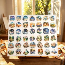 20pcs/lot Kawaii Stationery Stickers Listen to the natural wind Scrapbooking Album Junk Journal Happy Planner Stickers