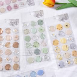 Creative Lacquer Seal Candy Stickers Scrapbooking Diy Journal Stationery Sticker Deco Art Supply