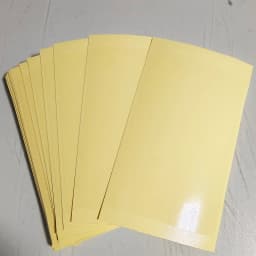 10pcs 85x54mm Transparent PVC Film for Card Waterproof Protection Lamination DIY Skin Sticker