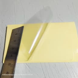 10pcs 85x54mm Transparent PVC Film for Card Waterproof Protection Lamination DIY Skin Sticker
