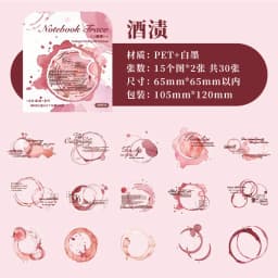 30pcs Kawaii Stationery Stickers deep handwriting Planner Decorative Mobile Stickers Scrapbooking DIY Craft stickers ֽ