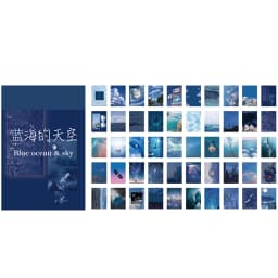 50 pcs Scrapbooking Stationery Stickers aesthetic INS Natural landscape Planner Diary Album collage material Sticker book