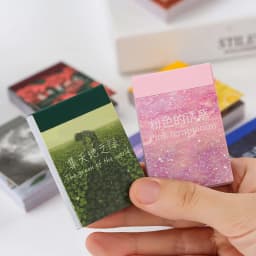 50 pcs Scrapbooking Stationery Stickers aesthetic INS Natural landscape Planner Diary Album collage material Sticker book