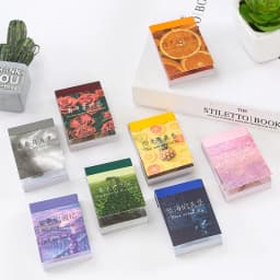 50 pcs Scrapbooking Stationery Stickers aesthetic INS Natural landscape Planner Diary Album collage material Sticker book