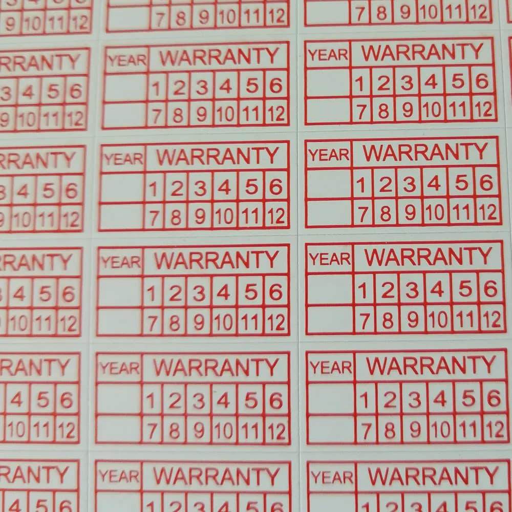 210pcs Retail Writable 20*10mm Warranty Security Sealing Label Sticker Fragile/Eggshell/Tamper Paper Material