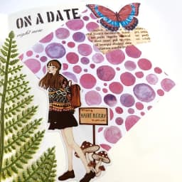 Creative Kawaii Self-made Love Girl Stickers Beautiful Stickers /decorative Sticker /DIY Craft Photo Albums